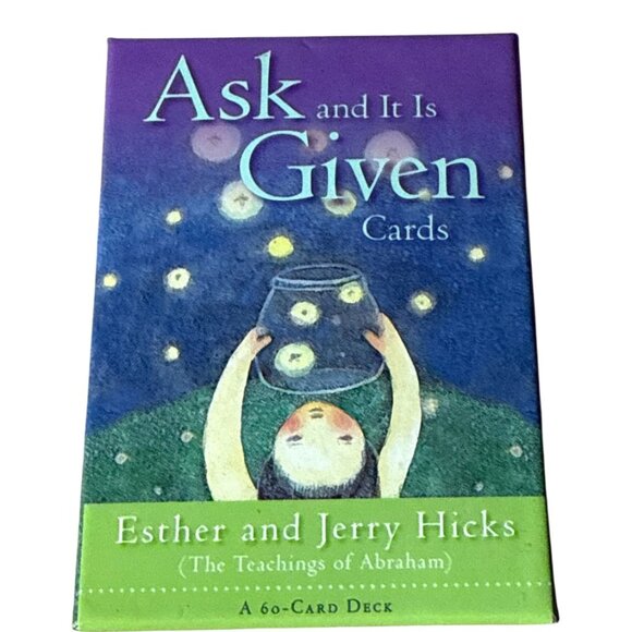 Ask and It Is Given Cards 60-Card Deck Esther & Jerry Hicks Abraham Like New - Picture 2 of 6